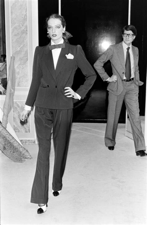 costume ysl donna|The complete history of Yves Saint Laurent’s Le Smoking.